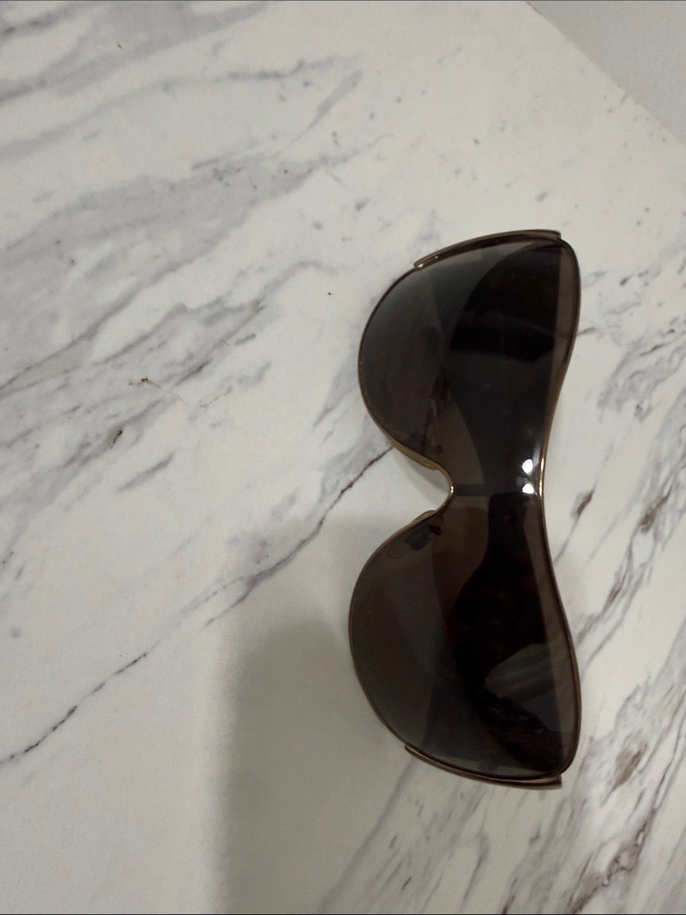 Dolce & Gabbana Women's Brown Gradient Shield Sunglasses DG 2005